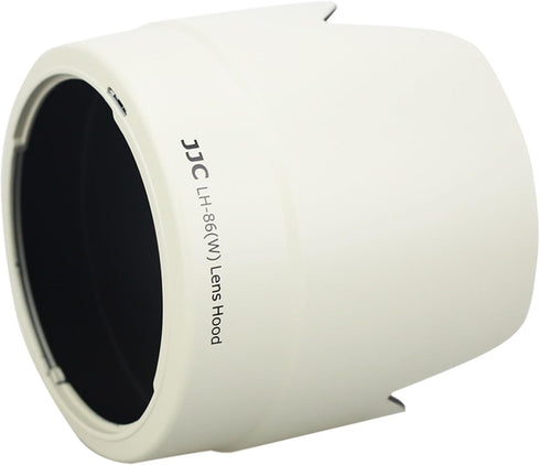 JJC LH-86 Professional Lens Hood Compatible with Canon 70-200mm 2.8 L is USM Lens White, Replaces Canon ET-86...