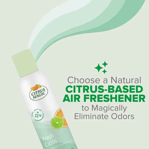 Citrus Magic freshner Magic Natural Odor Eliminating Air Freshener Spray, 3 Fl Oz (Pack of 3), Fresh Citrus, 3 Count...