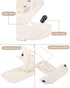 Book Stand for Reading, Adjustable Reading Rest Book Holder, Documents Holder, Sturdy Typing Stand for Recipes Textbooks Tablet Music Books(Milky ...