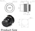 2PCS USB 3.1 Type C Panel Mount Coupler, Female to Female USB-C Feed Thru Converter Adapter Panel Mount DIY Jack with Dust Cover...