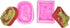 2pcs Flower Fairy Soap Molds Handmade Chocolate Making Bakeware Cooking Mousse Cake Silicone Moulds Fondant Gumpaste diy Mold (Pink)...