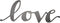 Primitives by Kathy - "Love" Cutout Metal Sign...