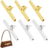 6 Sets Turn Lock Clasp Purse Closure Twist Locks Fasteners Metal Hardware Clip Clasp Buckles with Washers for DIY Handbag Shoulder Handle Bags Cra...
