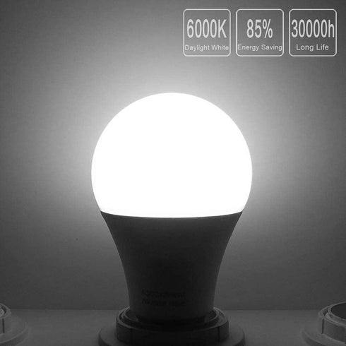 Honle E26 E27 LED Light Bulbs 12V 24V Low Voltage 7W A19 Daylight White 6000k Standard Edison Base 60w Equivalent, Pack of 2...