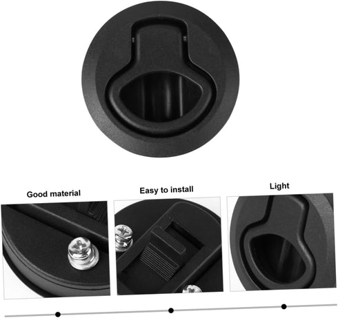 Kisangel 4pcs Plastic Storage Cabinet blackdecker Drawer Storage Cabinet Mixer Lift for Cabinet Marine Latch Lock Marine Lock Marine Hardware Stap...