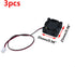 Antrader 3-Pack 12V 0.1A 2Pin 25mm x25mm x10mm DC Small Mini Brushless Cooling Fan...