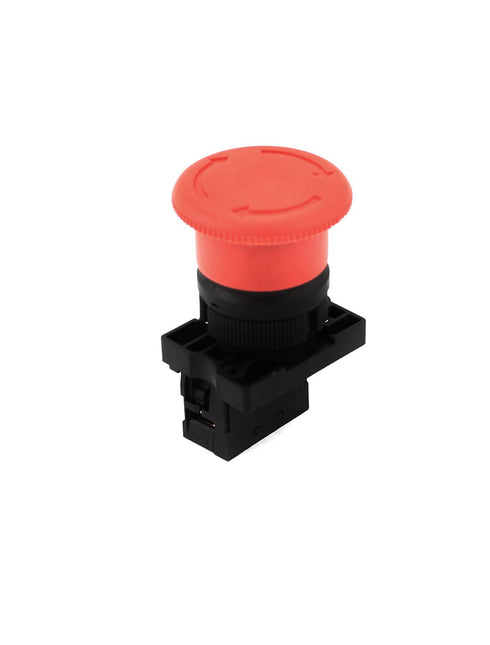 uxcell Emergency Stop 22mm Latching SPST NC 2 Pin Mushroom Push Button Switch......