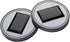 Youngine Pack of 2, Solar LED Car Cup Holder Mat Pad Waterproof Bottle Drinks Coaster Built-in Light and Vibration Sensor Car Interior Decoration ...