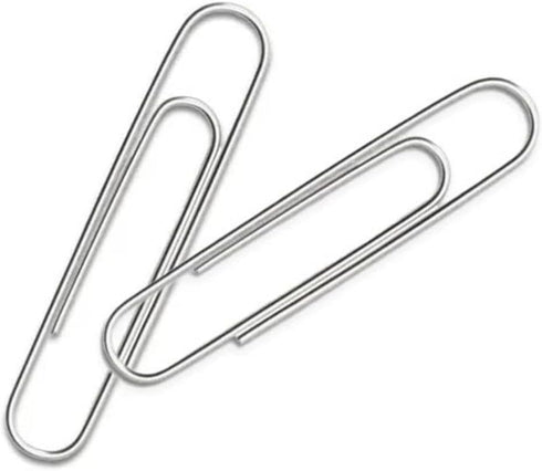 School Smart Smooth Paper Clip, 1-1/4 Inches, Silver, Pack of 100...