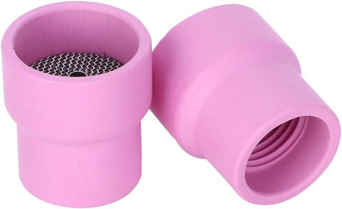 2Pcs Ceramic Welding Cup #12, asy to Carry, Suitable for WP 9/20/25 Series Air Cooled Torch, High Temperature Resistance, Easy to Install...