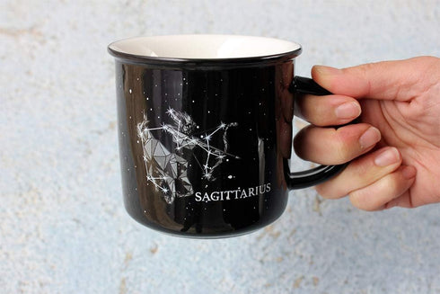 SAGITTARIUS Ceramic Mugs - 13.5 oz Coffee & Tea Mug, Astrology Horoscope Cups with Personality Traits Revealed Inside, November & December Birthda...