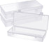 Rectangular Plastic Storage Containers, 3 Pcs Small Clear Storage Box with Hinged Lids Empty Bead Organizer Storage Cases for Small Items Jewelry ...