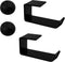 Headphone Hanger Wall Hook 2-Pack - Organizes & Protects Headphones. Stick-On Attach to Wall or Under Desk. includes Cable Organizer, Double Sided...