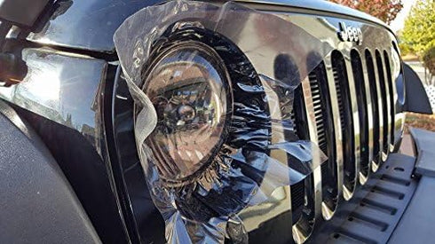 VViViD Air-Tint Dark Black Headlight/Tail Light Window Tint (12 Inch x 24 Inch 2-roll Pack)...