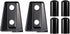Hooke Road Black Hood Hinge Cover for 2007-2018 Jeep JK Wrangler & Unlimited - Pack of 2...