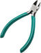 iexcell 4.5" Side Cutter Diagonal Wire Cutting Pliers Nippers Repair Tool, Green, Chrome-Vanadium Steel...