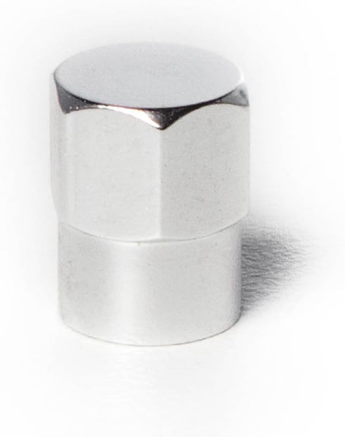 Circuit Performance VC3 Series Silver Aluminum Valve Stem Caps (8 Pieces)...