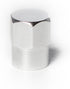 Circuit Performance VC3 Series Silver Aluminum Valve Stem Caps (8 Pieces)...