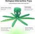 G&P Dog Squeaky Toys Octopus - No Stuffing Crinkle Plush Dog Toys for Puppy Teething, Durable Interactive Chew Toys for Small, Medium and Large Do...