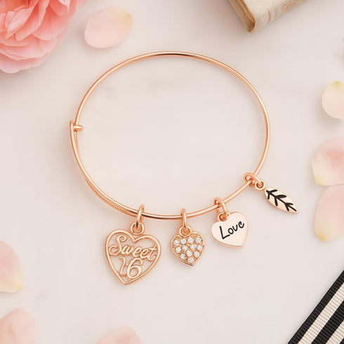 Infinity Collection Girls Sweet 16 Bracelet, Sweet 16 Jewelry - Happy 16th Birthday Gift- Sweet Sixteen Birthday Gift For Girls, Daughter, Grandda...