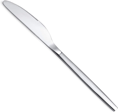 Berglander Dinner Knives Set Of 6, Stainless Steel Shiny Modern Dinner Knife, Butter Knife Table Knives Dishwasher Safe...