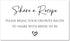 Bridal Recipe Request Cards - 48 Cards...