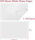160 Sheets White Tissue Paper 14 X 20 Inches Tissue Paper Bulk for Packaging Gift Bags Wedding Birthday Art Crafts...