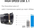2PCS USB 3.1 Type C Panel Mount Coupler, Female to Female USB-C Feed Thru Converter Adapter Panel Mount DIY Jack with Dust Cover...