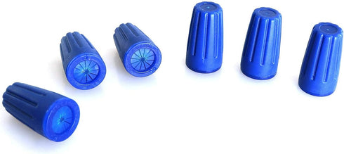 Waterproof Wire Connector 10PCS Blue Waterproof Weatherproof Twist-On Grease Caps Outdoor Electrical Wire Nuts...