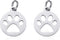 DanLingJewelry 10 pcs 304 Stainless Steel Dog Paw Print Charm Doggy Bear Cat Animal Footprint Pendant for Jewelry Makings 14x12mm...