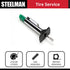 Steelman Color Coded Tread Depth Gauge, Quickly Identifies Amount of Tread on Tires, Reads in MM and 32nds...
