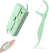 Twin Line Mint Floss Picks,Storage 10 Count No Break Flosser Organzier Travel Case,SuperClean Teeh in 1 Mins,Fresh Breath, Oral Health,Ultra-Compa...