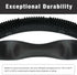 Massage Grip Soft Silicone Car Steering Wheel Cover Universal Anti-Slip Design 13-16 inch Protective Case Black...