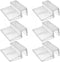 6 Pieces 8mm Acrylic Aquarium Cover Clip Aquarium Fish Tank Glass Cover Clip Support Holder Clear Universal Lid Clips for Rimless Aquariums...