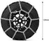 4Pcs 1.9/2.2inch Wheel Tires Metal Snow Chains for 1/10 TRX-4 Axial SCX10 90046 RC Crawler Car (130MM)...