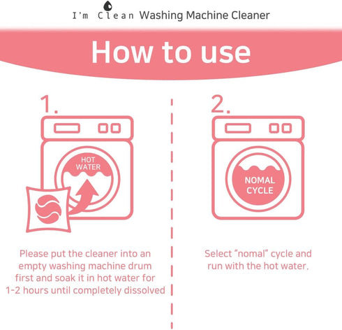 7x Concentrated Washing Machine Cleaner Pods, 12 Pods, Fresh Powder Scent, Suitable for Both Top Load and Front Load Washers, Recommended One Pod ...