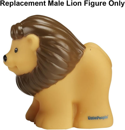Replacement Part for Fisher-Price Little-People Noah's Ark Playset BMM06 - DKV14 - Replacement Male Lion Figure - Works with Other Sets Too - Chil...
