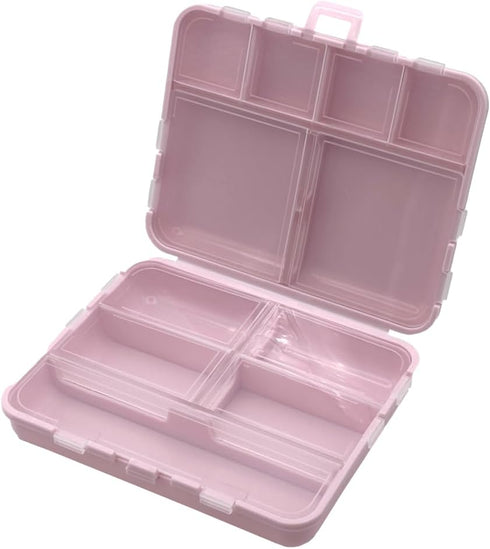 Ezy Dose Foldable Pill Case, Medicine Planner, Vitamin Organizer Box, Convenient and Easy to Use, 11 Individual Compartments with Various Sizes, T...