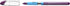 Schneider Slider Basic XB (Extra Broad) Ballpoint Pen, 1.4 mm, Transparent Barrel, Violet Ink, Box of 10 Pens (151208)...