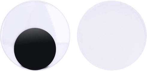Sunmns 4 Inch Large Sized Plastic Wiggle Eyes with Self Adhesive for Craft Decorations, 4 Pack...