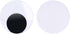 Sunmns 4 Inch Large Sized Plastic Wiggle Eyes with Self Adhesive for Craft Decorations, 4 Pack...