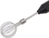 Electric Handheld Egg Beater, Round Head Electric Milk Frother Coffee Blender Milkshake Blender Foamer Battery Powered Whisk Balloon Mixer for Hom...