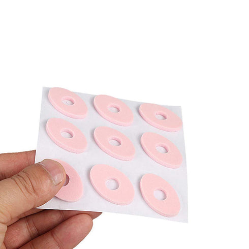 36 Pieces Foam Callus Cushion Self Adhesive Soft Foam Callus Cushions Toe Pads Corn Protector Callus Cushions for Pain Relief Feet Toes, Pink...