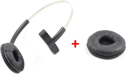 for Plantronics Standard Headband 84605 + Extra Cushion Replacement Over-The-Head Headset for Savi CS540 W740 W745 W440 W740-M...