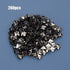 HEEPDD 200Pcs Rivets, 9mm Spike Studs DIY Leathercraft Spike Rivets Bag Leather Clothing Bag Decorative Shoes Rivet(Matte Black)...