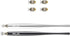 Elzo Stylus Pen Combo Universal Capacitive Touch Screen 2 Packs with 4 Replacement Fiber Fine Tips for Tablet iPad, iPhone, Samsung, Microsoft Sur...