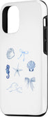 iPhone 13 Coastal Grandma Coquette Blue Bows Aesthetic Case...
