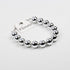 Metal Big Bead Ball Pendant Women Necklace Copper Metal Chunky Statement Round Choker Jewellery...