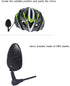 Cycling Accessories, Bike Helmet Mirror 360° Adjustable Lightweight Rearview Mirror for Cycling Riding Motorcycle...