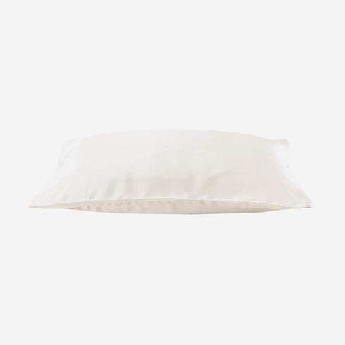 Lilysilk 100% Mulberry Silk Travel Pillowcase Pillow Cover, Ivory, 15" x 22"...